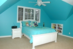 Bonus Dormer w/ Windows & Built-in Bookcases